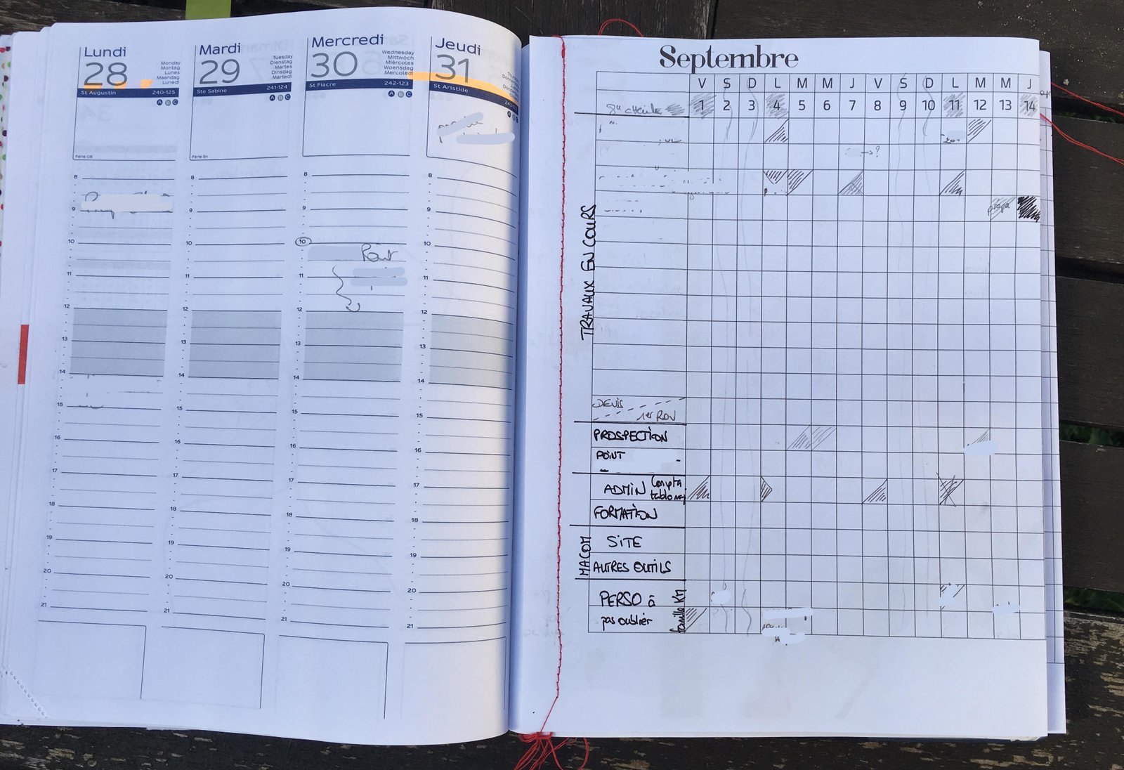 conseil en communication retroplanning planning bullet journal kmscommunication