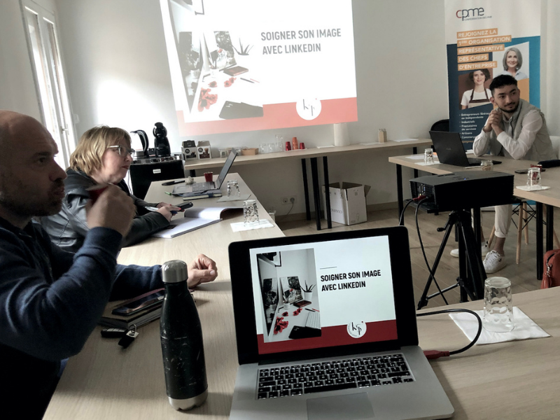 animation atelier Linkedin à la CPME